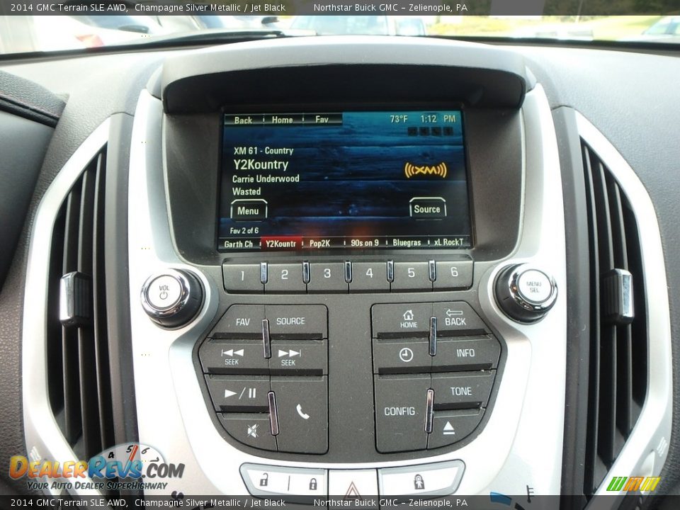 2014 GMC Terrain SLE AWD Champagne Silver Metallic / Jet Black Photo #27