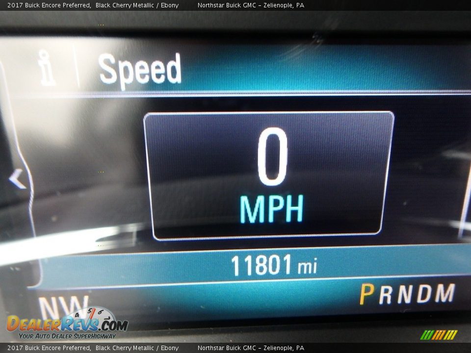 2017 Buick Encore Preferred Black Cherry Metallic / Ebony Photo #30