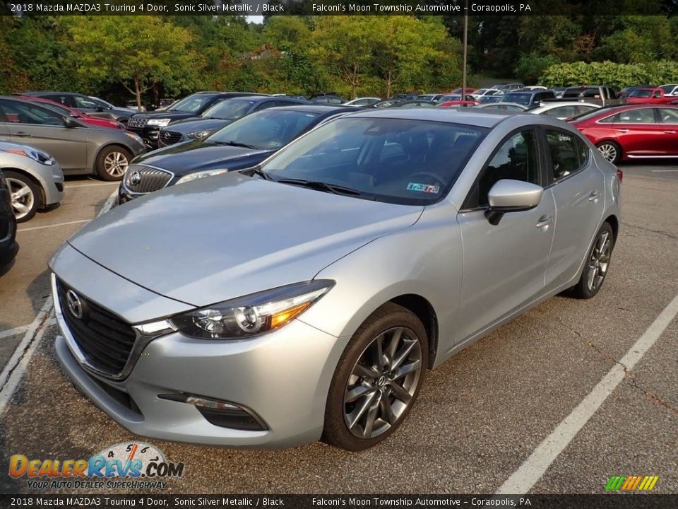 2018 Mazda MAZDA3 Touring 4 Door Sonic Silver Metallic / Black Photo #1