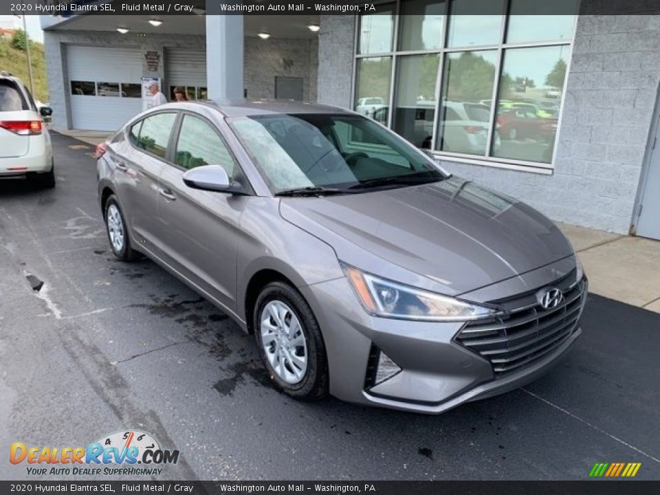 2020 Hyundai Elantra SEL Fluid Metal / Gray Photo #2