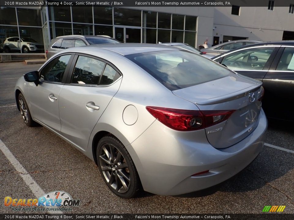 2018 Mazda MAZDA3 Touring 4 Door Sonic Silver Metallic / Black Photo #2