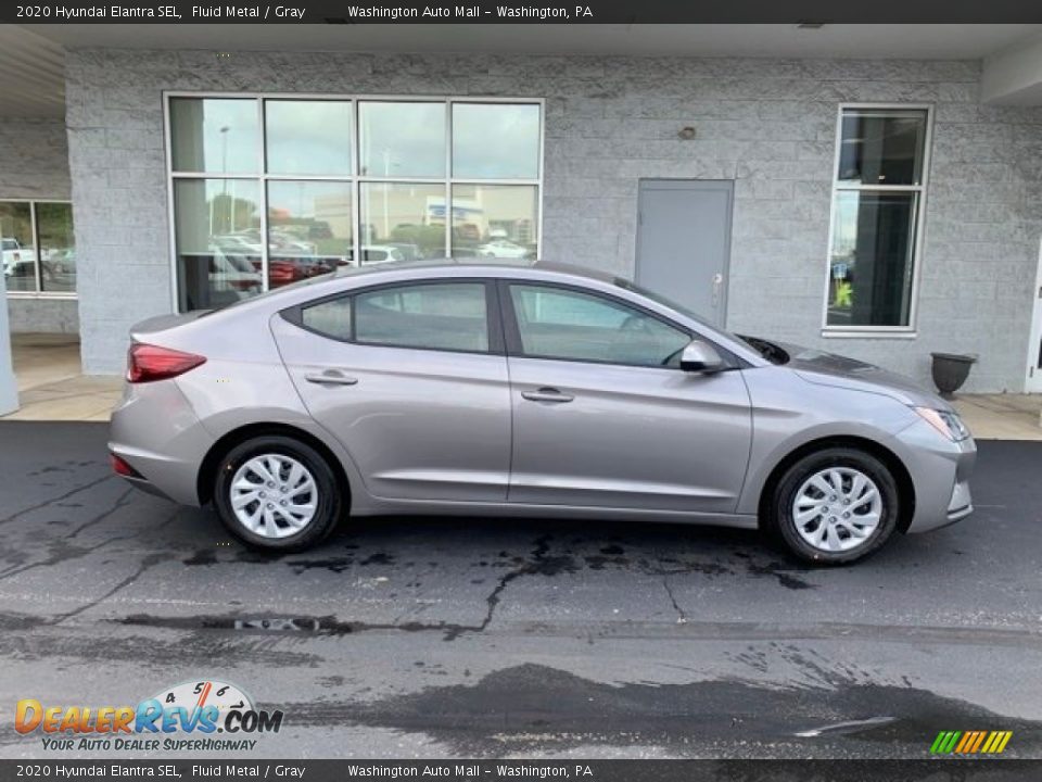 2020 Hyundai Elantra SEL Fluid Metal / Gray Photo #3