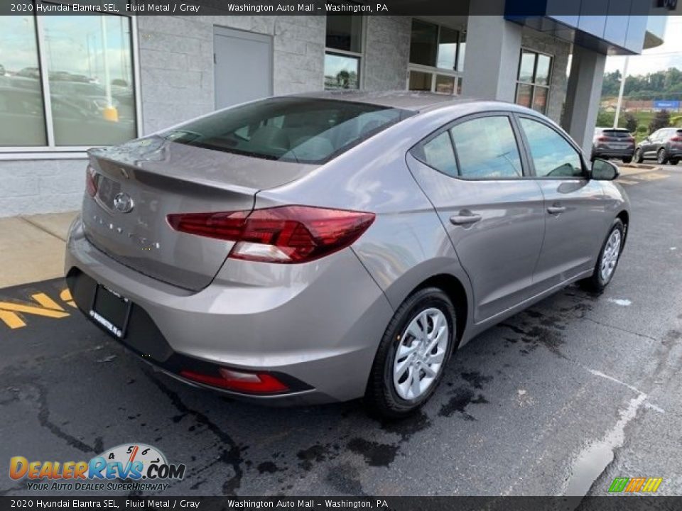 2020 Hyundai Elantra SEL Fluid Metal / Gray Photo #4