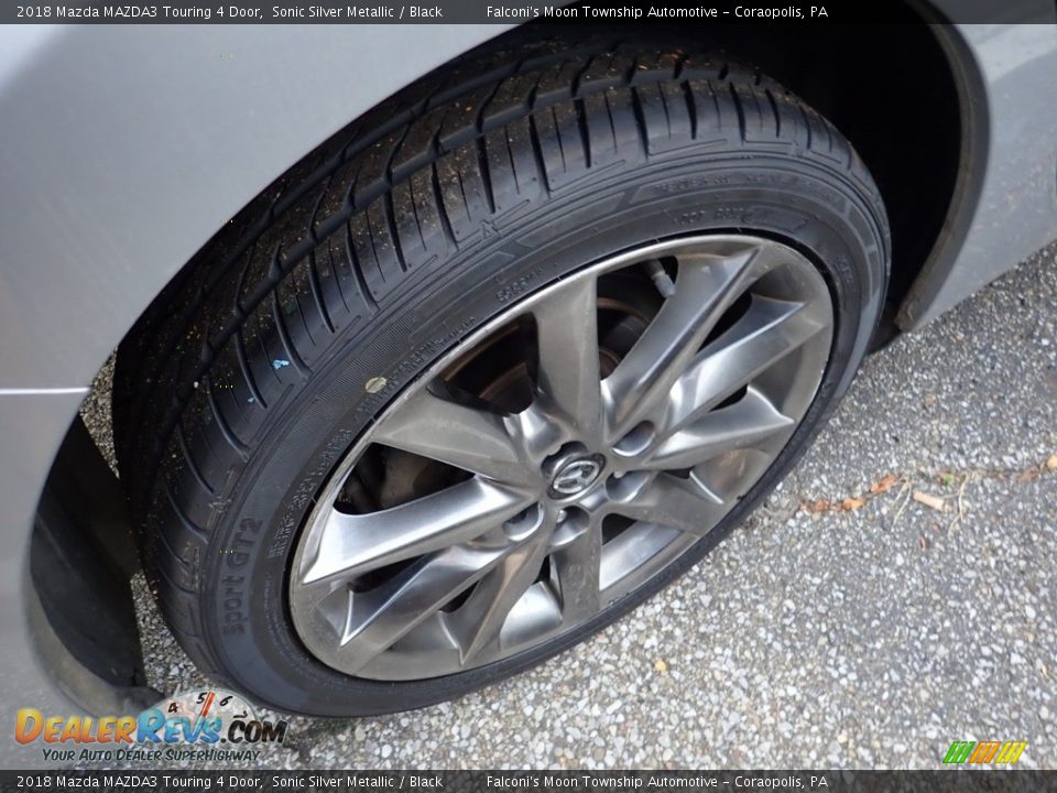 2018 Mazda MAZDA3 Touring 4 Door Sonic Silver Metallic / Black Photo #5
