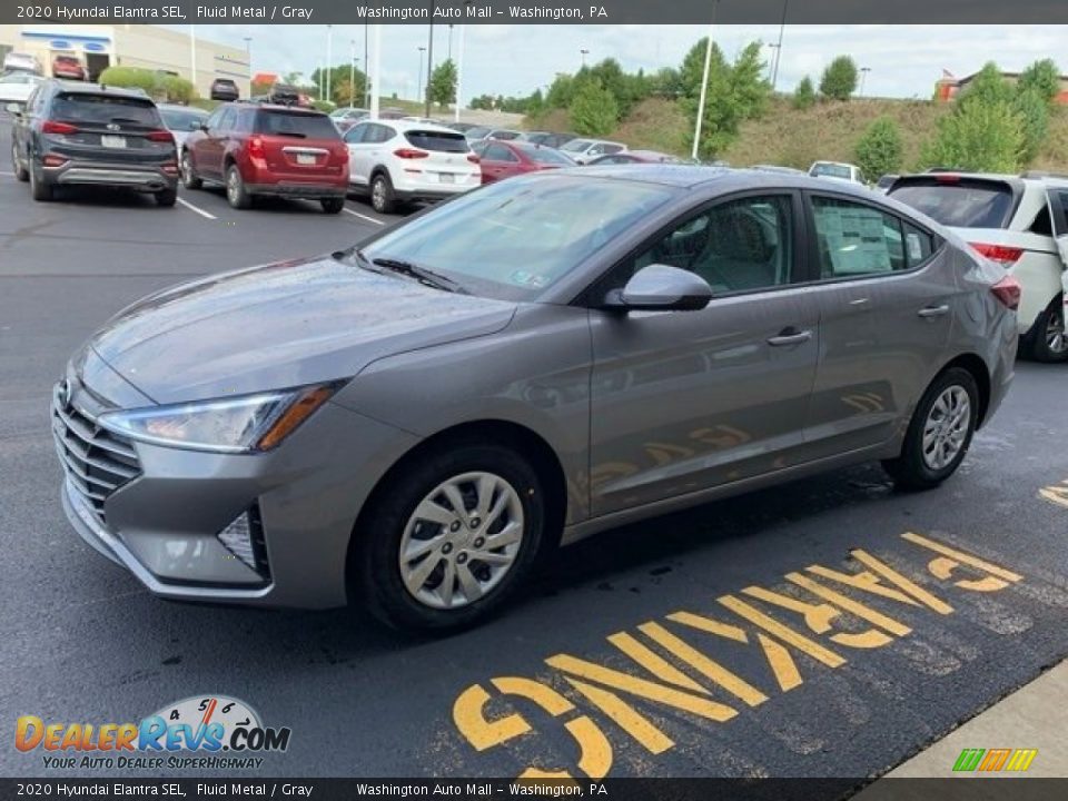 2020 Hyundai Elantra SEL Fluid Metal / Gray Photo #7