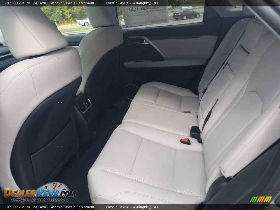 Rear Seat of 2020 Lexus RX 350 AWD Photo #3