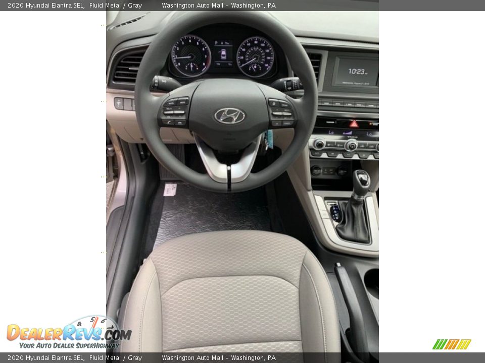 2020 Hyundai Elantra SEL Fluid Metal / Gray Photo #14