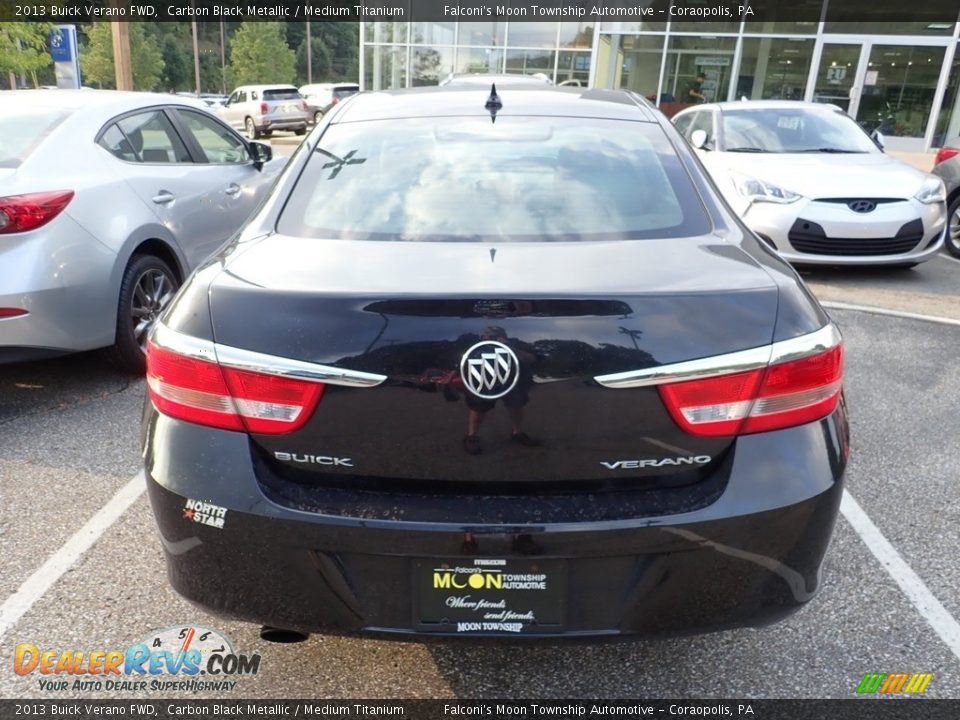 2013 Buick Verano FWD Carbon Black Metallic / Medium Titanium Photo #3