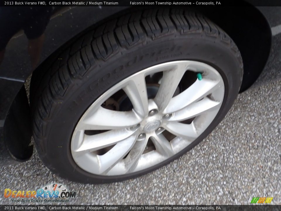 2013 Buick Verano FWD Carbon Black Metallic / Medium Titanium Photo #5