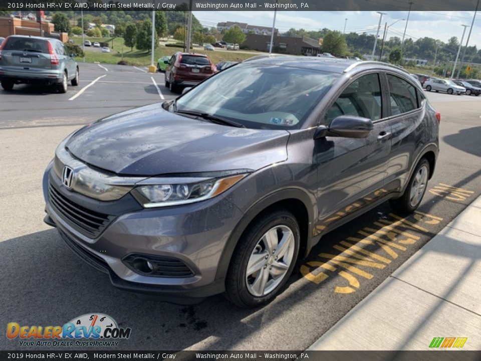 2019 Honda HR-V EX AWD Modern Steel Metallic / Gray Photo #4