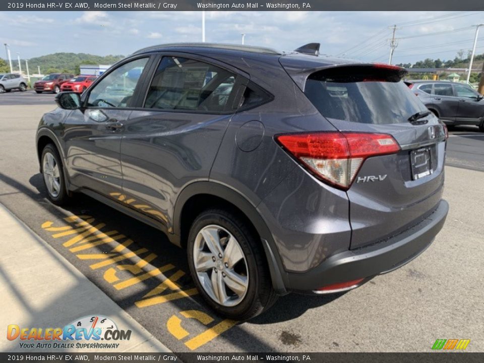 2019 Honda HR-V EX AWD Modern Steel Metallic / Gray Photo #5