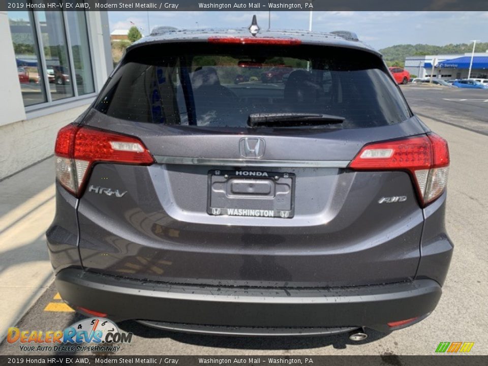 2019 Honda HR-V EX AWD Modern Steel Metallic / Gray Photo #6
