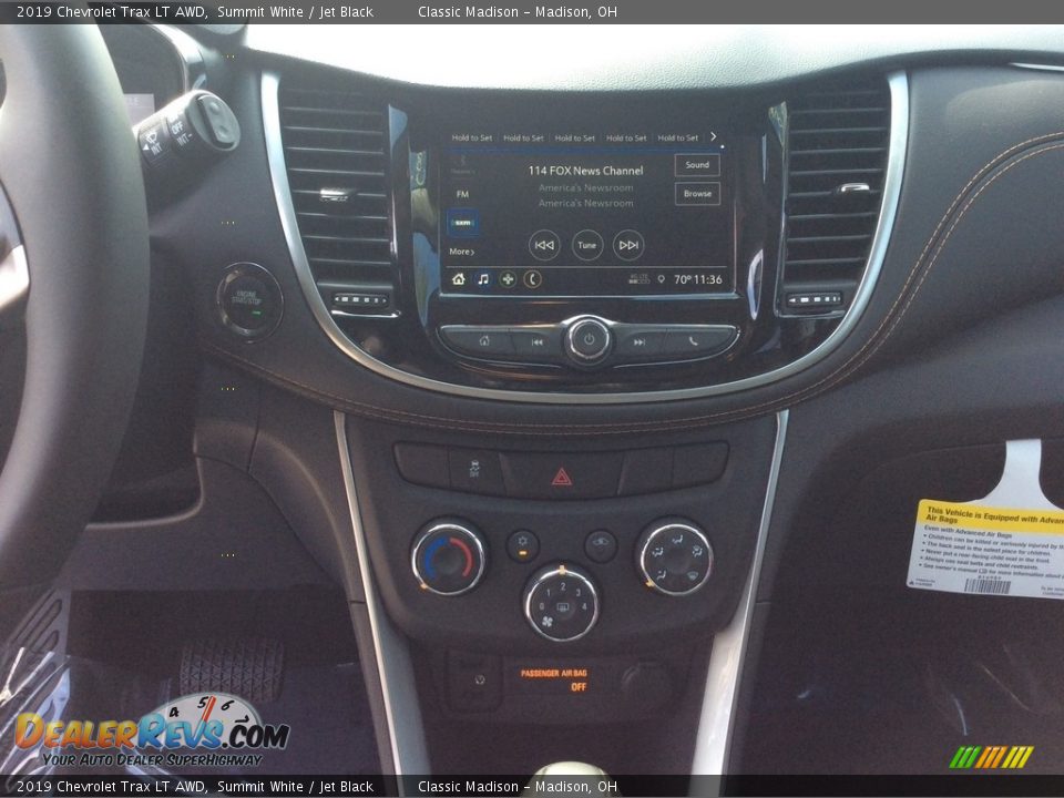 2019 Chevrolet Trax LT AWD Summit White / Jet Black Photo #18
