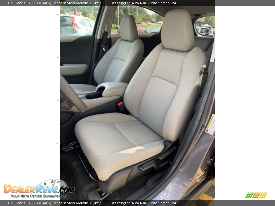 2019 Honda HR-V EX AWD Modern Steel Metallic / Gray Photo #14