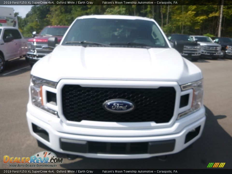 2019 Ford F150 XL SuperCrew 4x4 Oxford White / Earth Gray Photo #4
