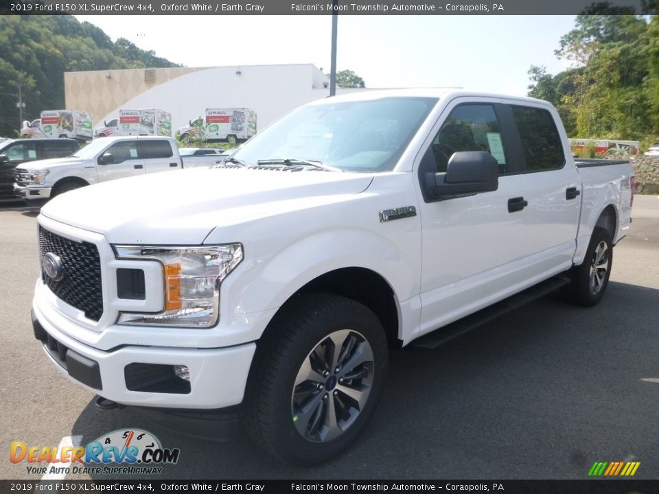 2019 Ford F150 XL SuperCrew 4x4 Oxford White / Earth Gray Photo #5