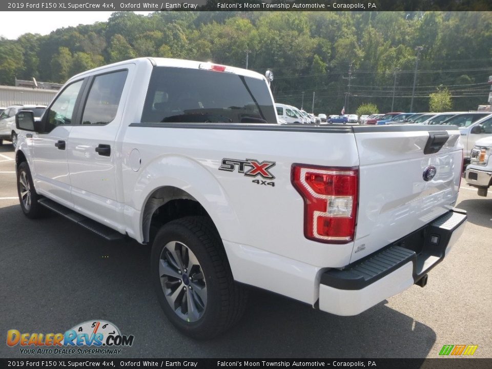 2019 Ford F150 XL SuperCrew 4x4 Oxford White / Earth Gray Photo #6