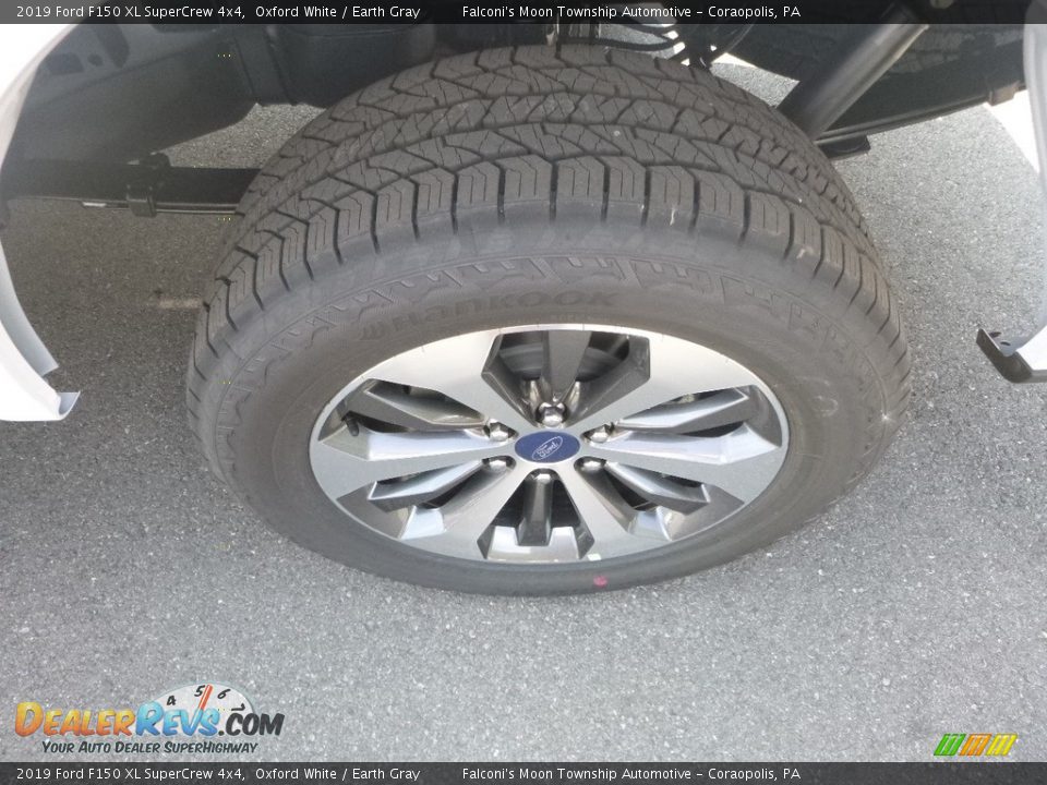 2019 Ford F150 XL SuperCrew 4x4 Oxford White / Earth Gray Photo #7