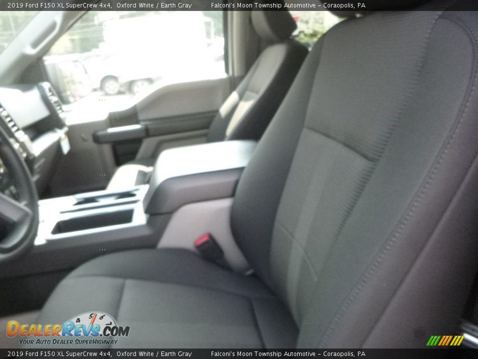 2019 Ford F150 XL SuperCrew 4x4 Oxford White / Earth Gray Photo #10