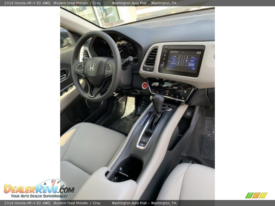 2019 Honda HR-V EX AWD Modern Steel Metallic / Gray Photo #28