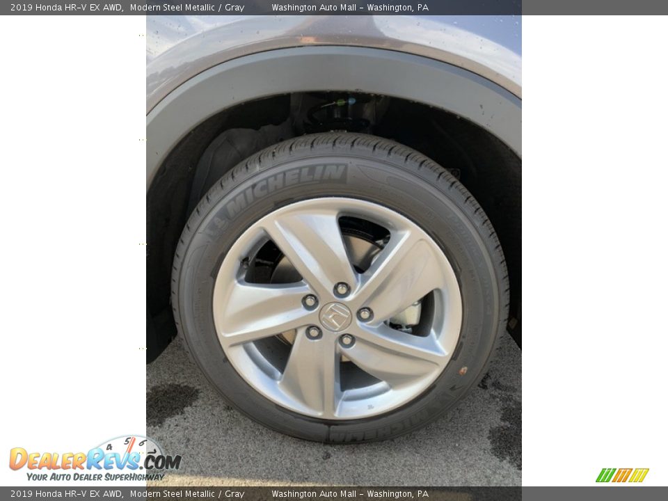 2019 Honda HR-V EX AWD Modern Steel Metallic / Gray Photo #30