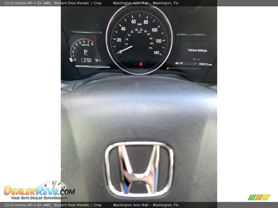 2019 Honda HR-V EX AWD Modern Steel Metallic / Gray Photo #31