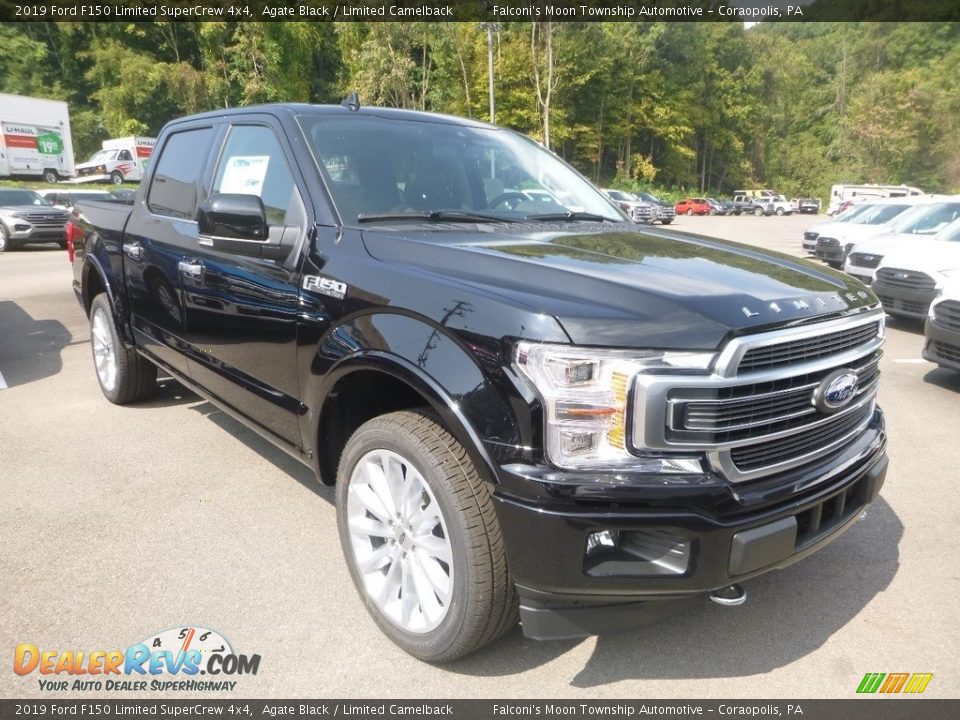 Agate Black 2019 Ford F150 Limited SuperCrew 4x4 Photo #3