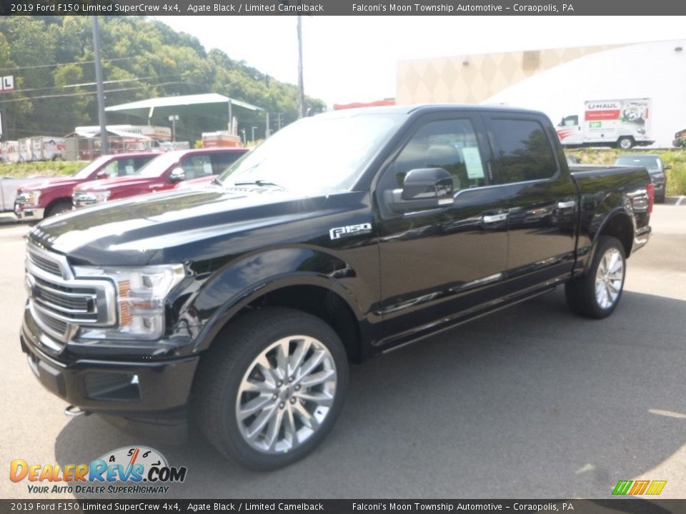 2019 Ford F150 Limited SuperCrew 4x4 Agate Black / Limited Camelback Photo #5