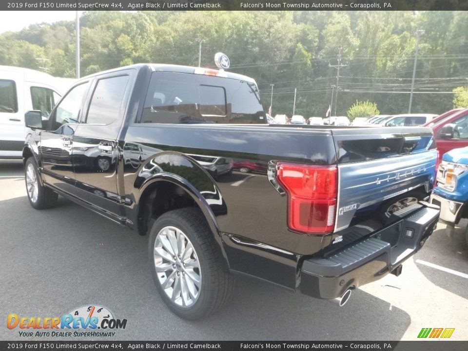 2019 Ford F150 Limited SuperCrew 4x4 Agate Black / Limited Camelback Photo #6