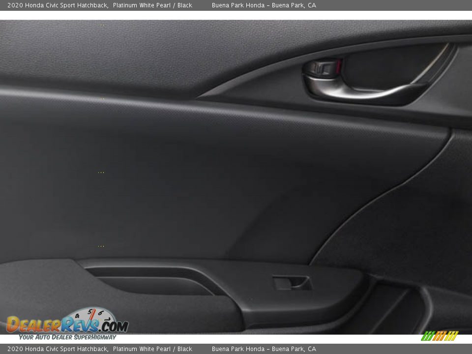 2020 Honda Civic Sport Hatchback Platinum White Pearl / Black Photo #35