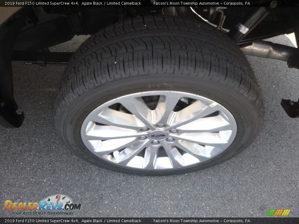 2019 Ford F150 Limited SuperCrew 4x4 Agate Black / Limited Camelback Photo #7