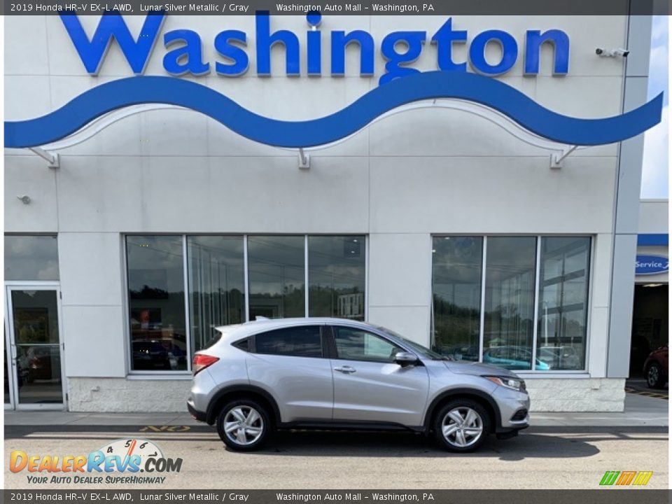 2019 Honda HR-V EX-L AWD Lunar Silver Metallic / Gray Photo #1