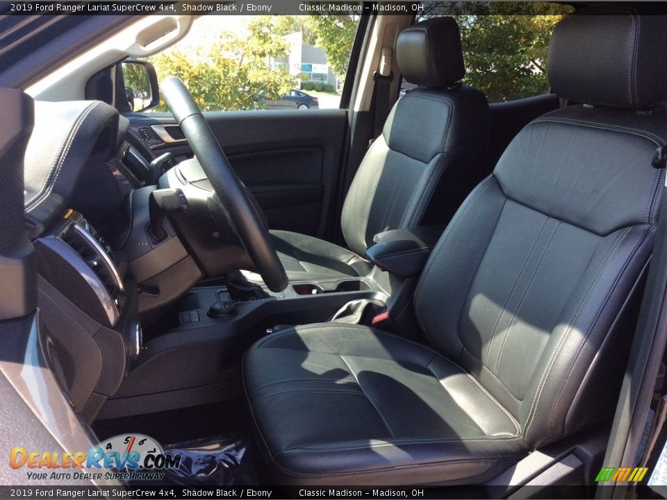 Front Seat of 2019 Ford Ranger Lariat SuperCrew 4x4 Photo #2