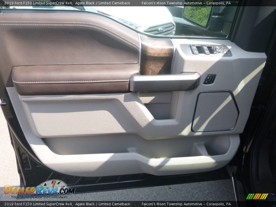 2019 Ford F150 Limited SuperCrew 4x4 Agate Black / Limited Camelback Photo #11