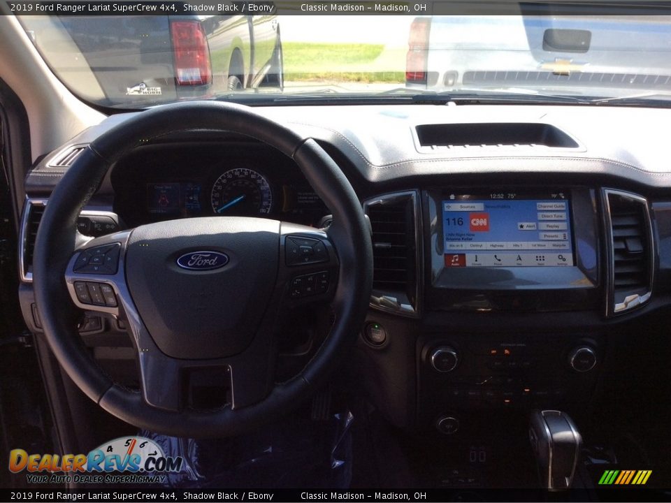 2019 Ford Ranger Lariat SuperCrew 4x4 Shadow Black / Ebony Photo #3