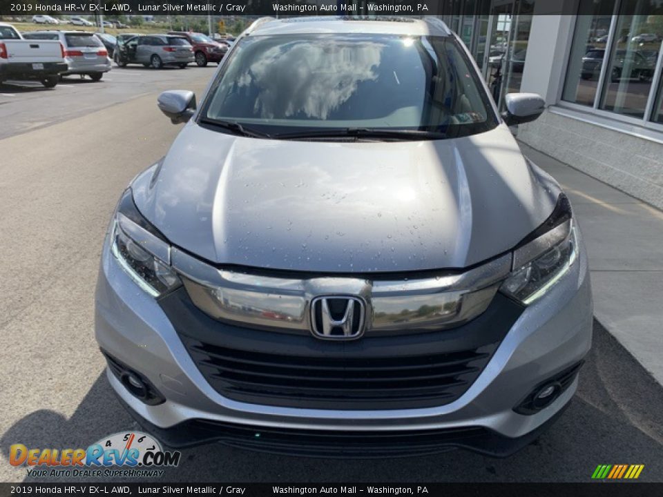 2019 Honda HR-V EX-L AWD Lunar Silver Metallic / Gray Photo #3