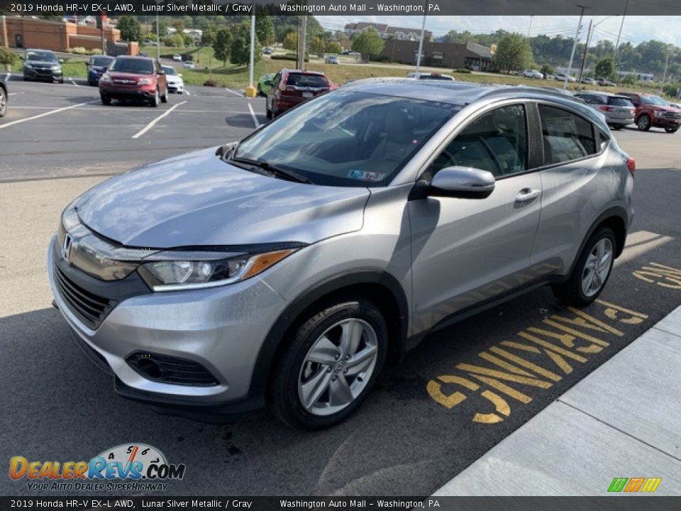 2019 Honda HR-V EX-L AWD Lunar Silver Metallic / Gray Photo #4