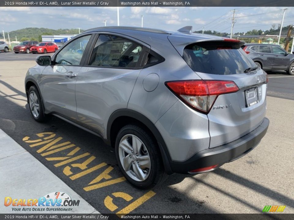 2019 Honda HR-V EX-L AWD Lunar Silver Metallic / Gray Photo #5