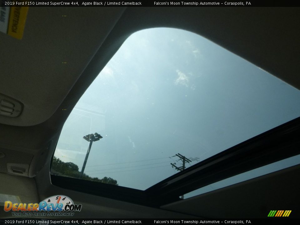 2019 Ford F150 Limited SuperCrew 4x4 Agate Black / Limited Camelback Photo #15