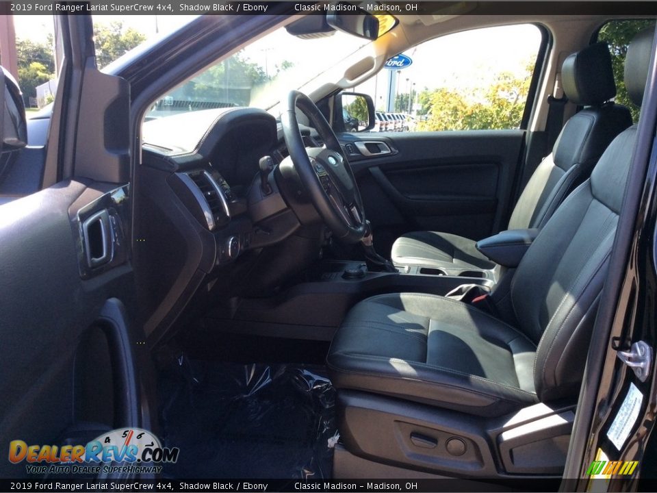 Front Seat of 2019 Ford Ranger Lariat SuperCrew 4x4 Photo #17