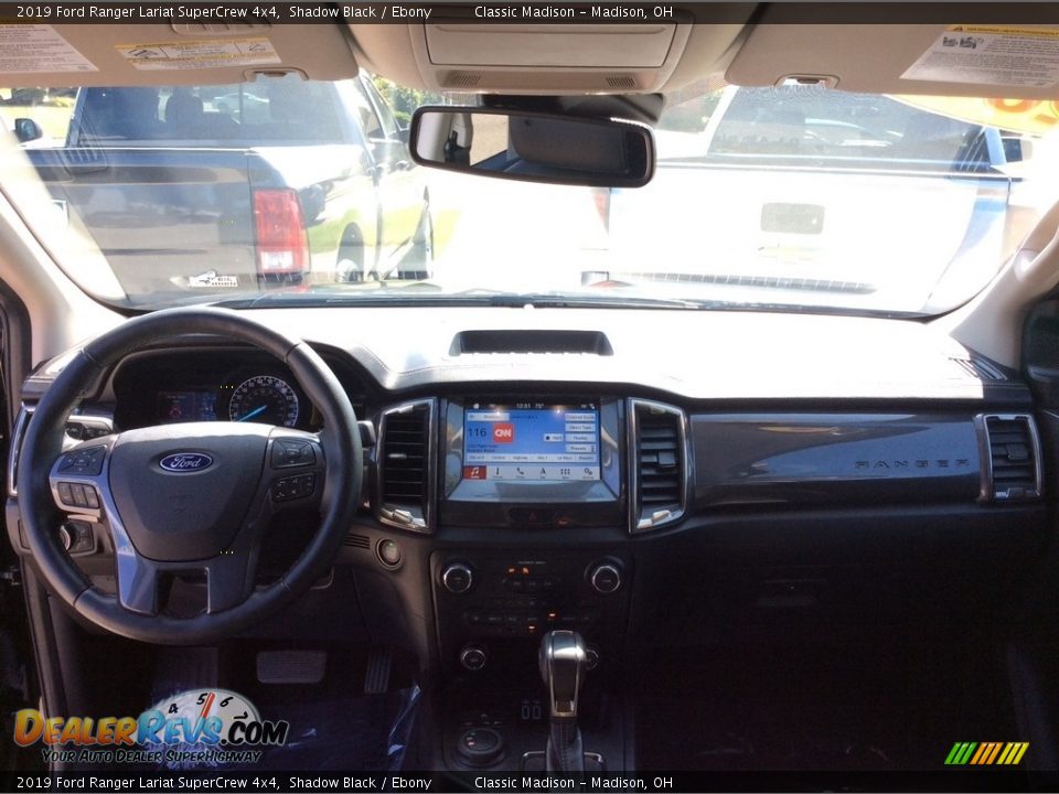 2019 Ford Ranger Lariat SuperCrew 4x4 Shadow Black / Ebony Photo #18