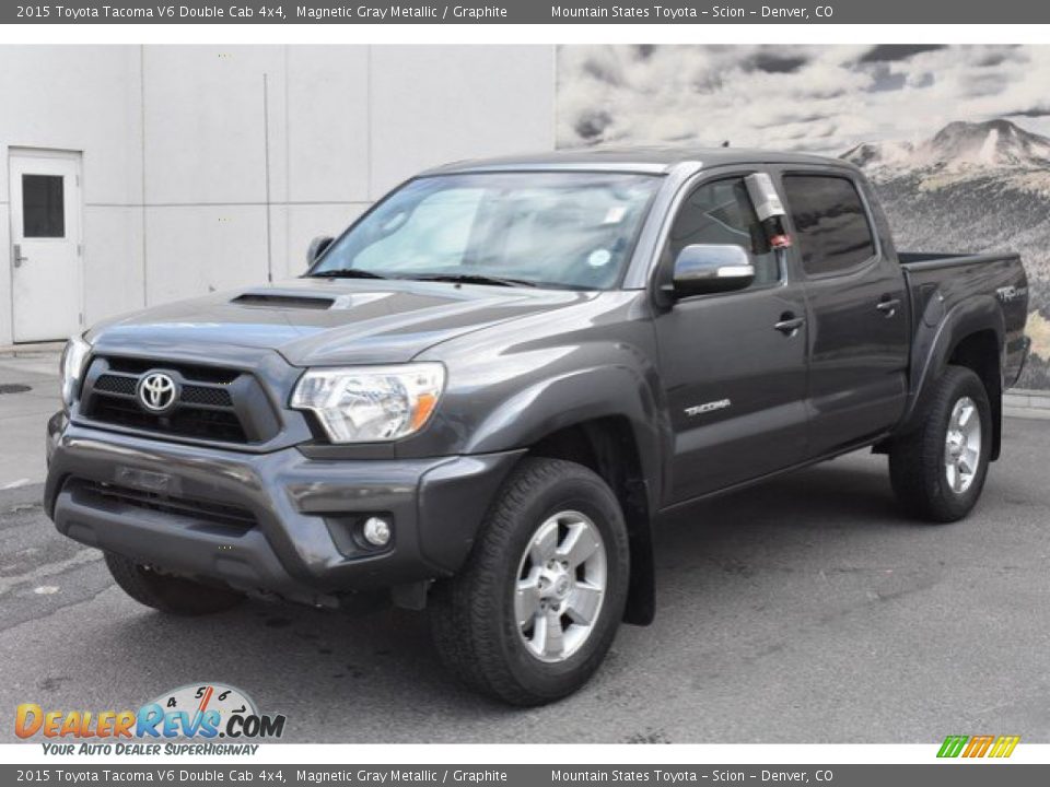 2015 Toyota Tacoma V6 Double Cab 4x4 Magnetic Gray Metallic / Graphite Photo #2