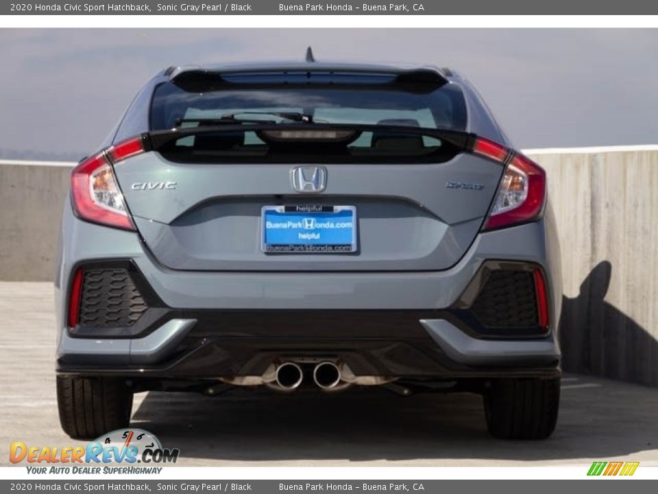 2020 Honda Civic Sport Hatchback Sonic Gray Pearl / Black Photo #6