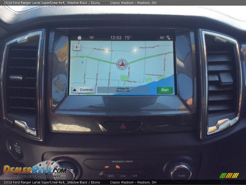 Navigation of 2019 Ford Ranger Lariat SuperCrew 4x4 Photo #21