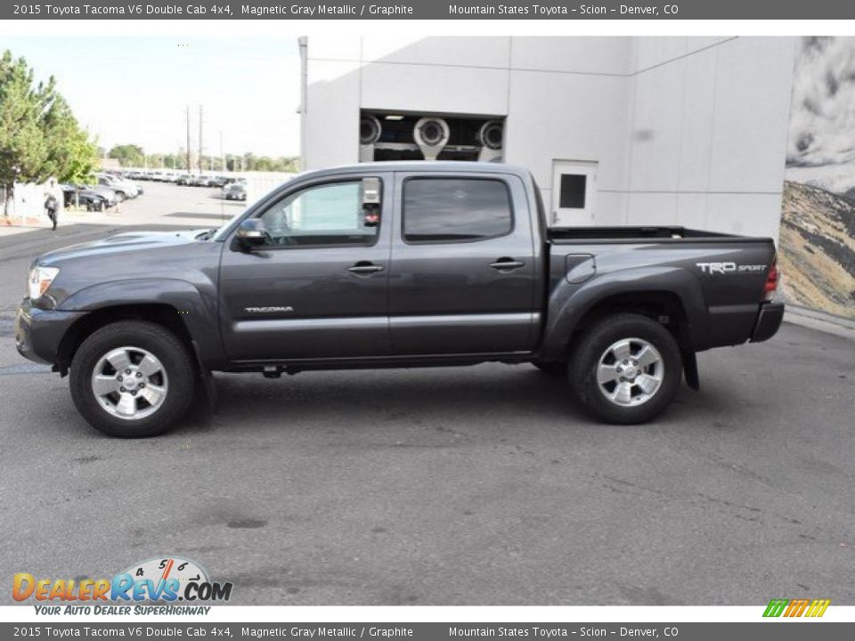2015 Toyota Tacoma V6 Double Cab 4x4 Magnetic Gray Metallic / Graphite Photo #3