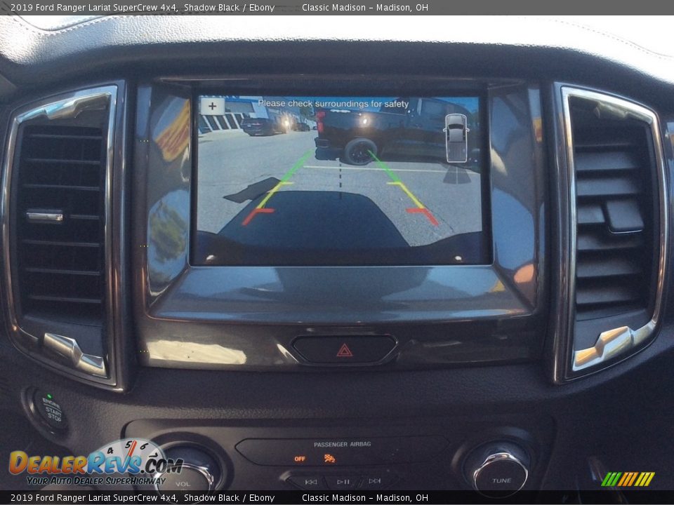 2019 Ford Ranger Lariat SuperCrew 4x4 Shadow Black / Ebony Photo #22