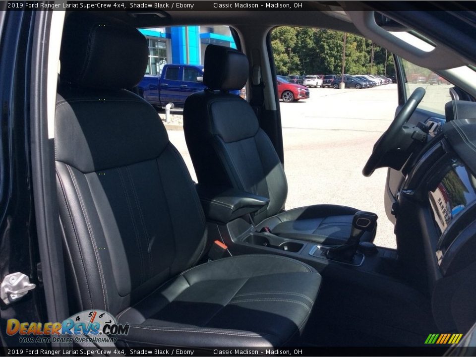 2019 Ford Ranger Lariat SuperCrew 4x4 Shadow Black / Ebony Photo #24