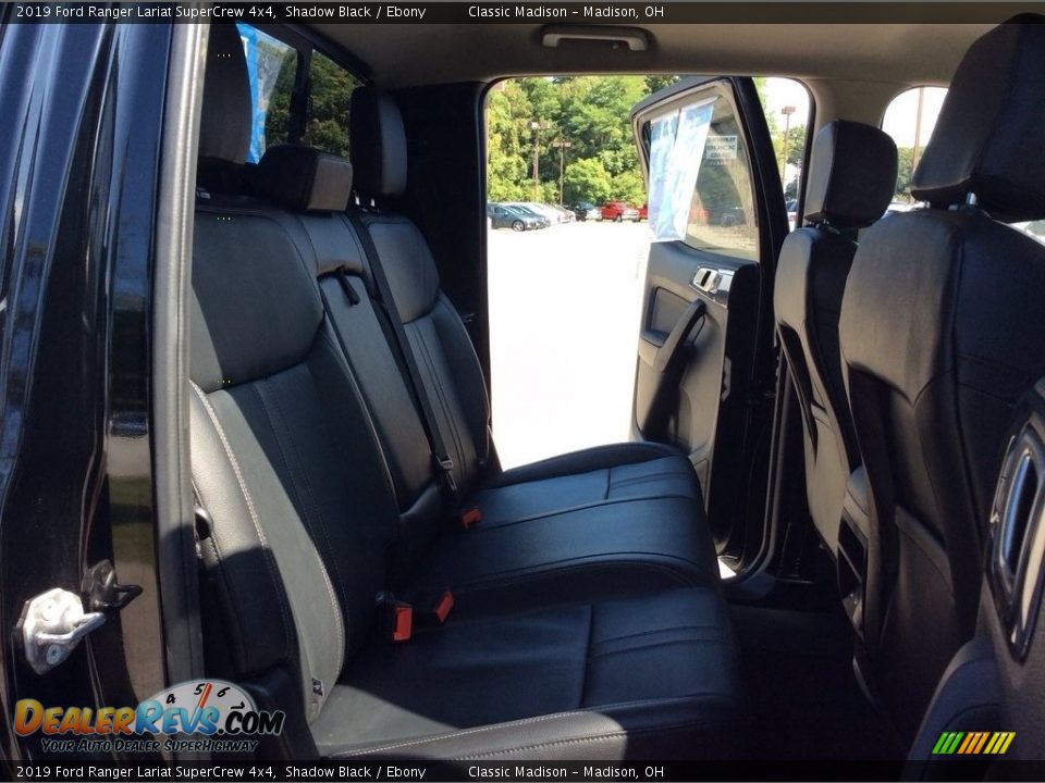 2019 Ford Ranger Lariat SuperCrew 4x4 Shadow Black / Ebony Photo #26