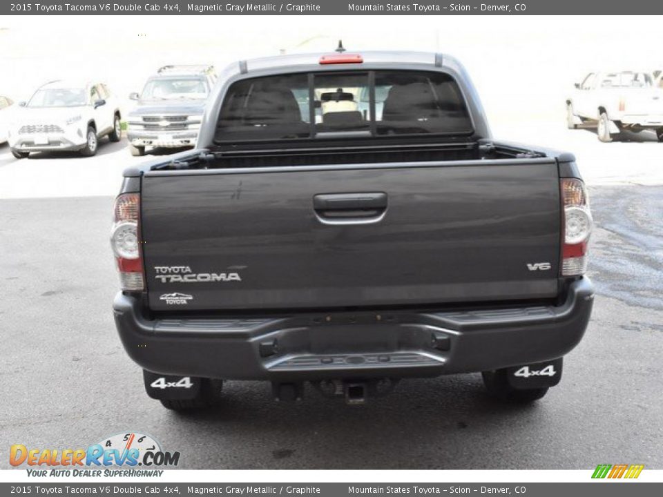 2015 Toyota Tacoma V6 Double Cab 4x4 Magnetic Gray Metallic / Graphite Photo #5