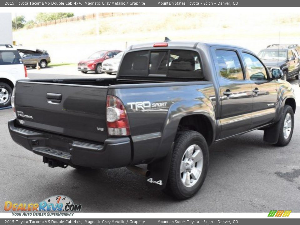 2015 Toyota Tacoma V6 Double Cab 4x4 Magnetic Gray Metallic / Graphite Photo #6